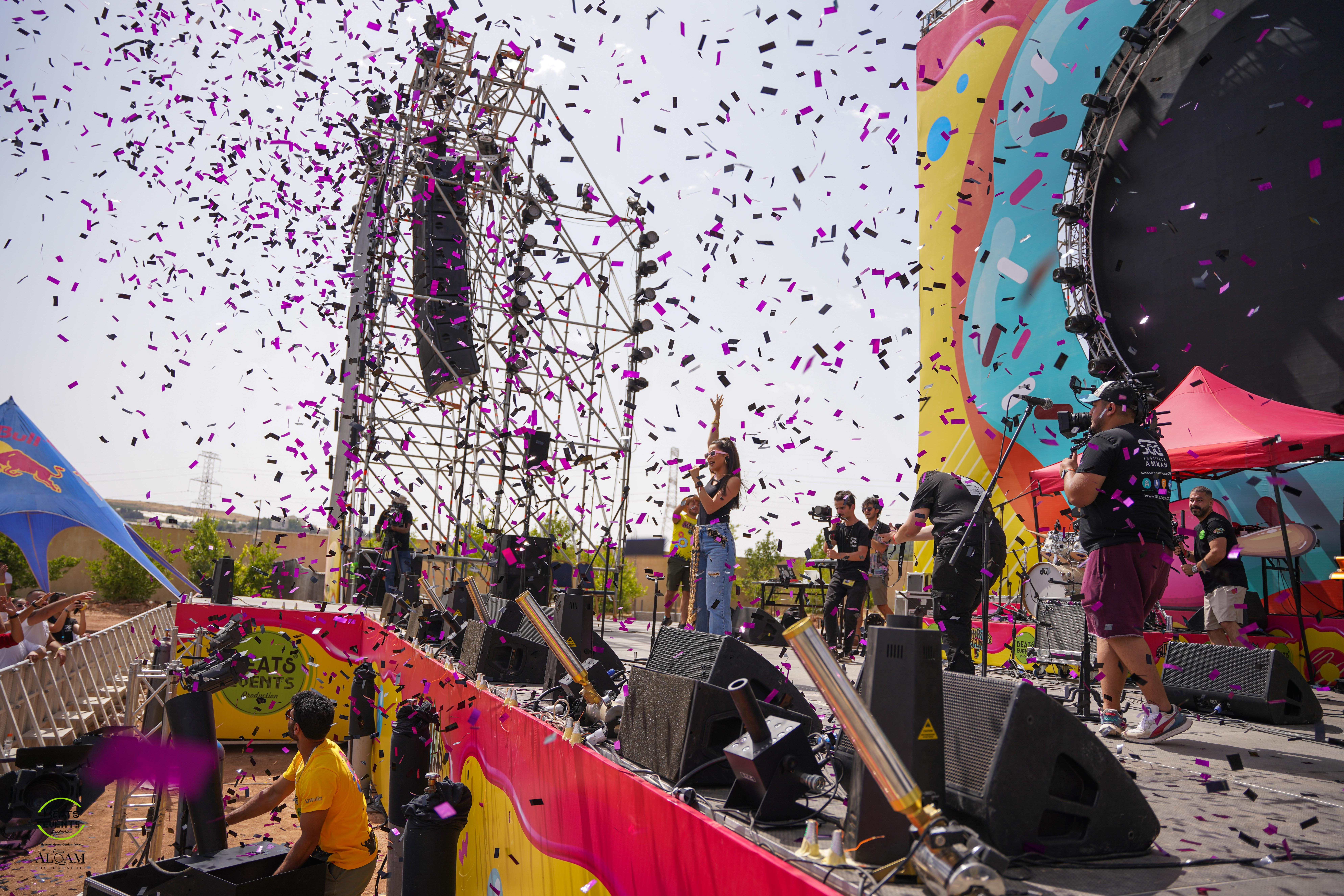 Festival goers